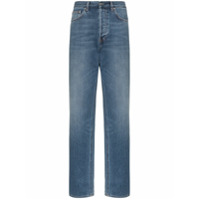 Totême Calça jeans reta cintura alta Ease Ease - Azul