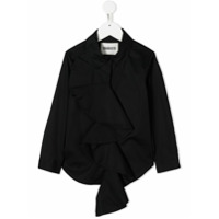 Touriste Camisa com detalhe drapeado - Preto