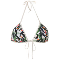 Track & Field Sutiã de biquíni Canvas estampado