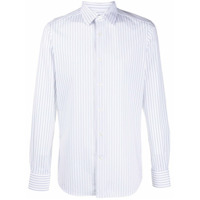 Traiano Milano Camisa formal listrada - Branco