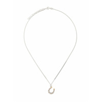 True Rocks horseshoe pendant necklace - Prateado