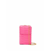 tubici Bolsa Parigi XL mini com efeito pele de píton - Rosa