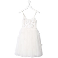 Tutu Du Monde Vestido com tutu Shimmering Petals - Branco