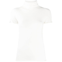 Twin-Set Blusa gola alta de jersey - Branco