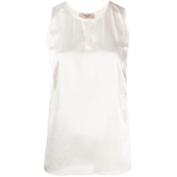 Twin-Set Blusa sem mangas com recorte vazado - Neutro