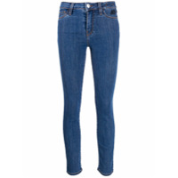 Twin-Set Calça jeans skinny cintura baixa - Azul