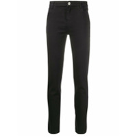 Twin-Set Calça jeans skinny cintura média - Preto