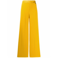 Twin-Set Calça pantalona cintura alta - Amarelo