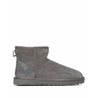 UGG Ankle boot Classic Mini II com pelos - Cinza