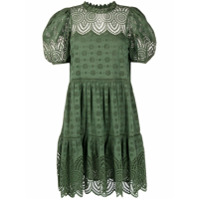 Ulla Johnson Vestido com bordado inglês - Verde