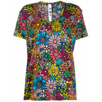 Ultràchic Camiseta com estampa de flores - Preto