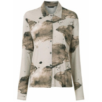 Uma  Raquel Davidowicz Camisa Etiópia mangas longas - Estampado