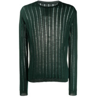 Uma Wang Suéter mangas longas de cashmere e tricô - Verde