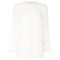 Undercover Blusa translúcida de seda - Branco