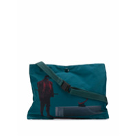 Undercover Bolsa carteiro com estampa gráfica - Azul