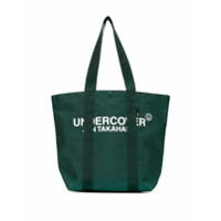 Undercover Bolsa tote com estampa de logo - Verde