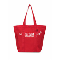 Undercover Bolsa tote com estampa de logo - Vermelho