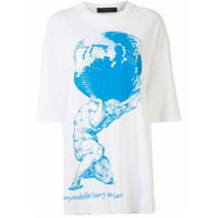 Undercover Camiseta oversized com estampa gráfica - Branco