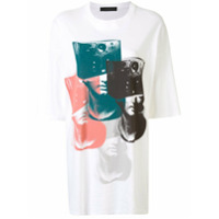 Undercover Camiseta oversized com estampa gráfica - Branco