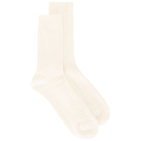 Undercover Par de meias de tricô canelado - Branco