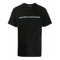 United Standard Camiseta decote careca com estampa do logo - Preto