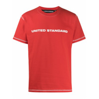 United Standard Camiseta decote careca com estampa do logo - Vermelho