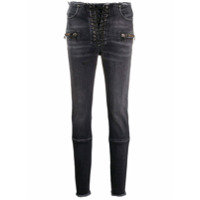 UNRAVEL PROJECT Calça jeans skinny cintura média - Preto