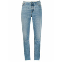 UNRAVEL PROJECT Calça jeans skinny com detalhe desfiado - Azul