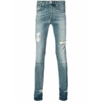 UNRAVEL PROJECT Calça jeans skinny destroyed - Azul