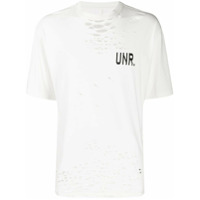 UNRAVEL PROJECT Camiseta com efeito destroyed - Branco