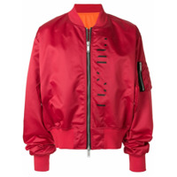 UNRAVEL PROJECT Jaqueta bomber 'Explicit Content' - Vermelho