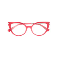 Valentino Eyewear Armação de óculos gatinho VA3040 - Vermelho