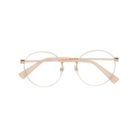 Valentino Eyewear Armação de óculos redonda - Neutro