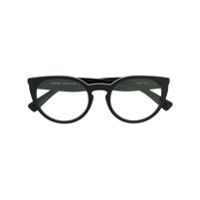 Valentino Eyewear Armação de óculos redonda - Preto