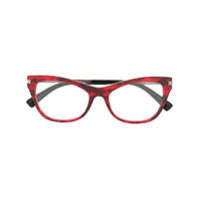 Valentino Eyewear Armação de óculos Rockstud com aplicaçãoes - Vermelho