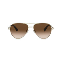 Valentino Eyewear Óculos de sol aviador VA-2034 - Dourado