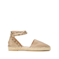 Valentino Garavani Espadrille Rockstud - Metálico