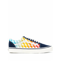 Vans Tênis cano baixo com estampa arco-íris - Azul