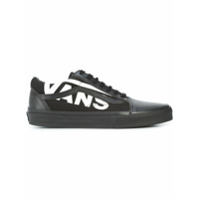 Vans Tênis de couro e canvas 'Old Skool' - Preto