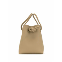 Vasic Bolsa tote mini com detalhe de nó - Neutro