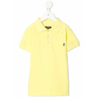 Velveteen Camisa polo Rupert com detalhe de fita - Amarelo
