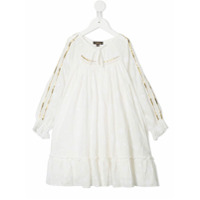 Velveteen Vestido Freankie com paetês - Branco