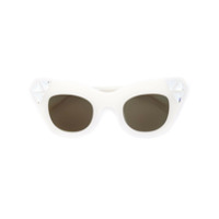 Vera Wang Óculos de sol armação gatinho - Branco