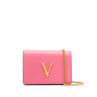 Versace Bolsa transversal Virtus mini - Rosa