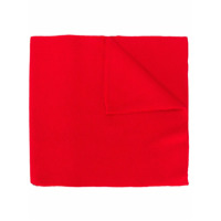 Versace Cachecol com acabamento de logo - Vermelho