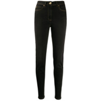 Versace Calça jeans skinny cintura alta - Preto