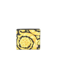 Versace Carteira com padronagem barroca - Amarelo