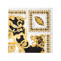Versace Echarpe de seda com estampa barroca - Estampado