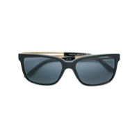 Versace Eyewear Óculos de sol com contraste - Preto