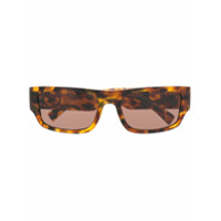 Versace Eyewear Óculos de sol com efeito tartaruga Medusa - Marrom